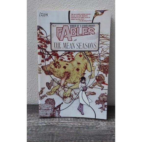 Fables The Mean Seasons Vol 5 by Bill Willingham Softcover DC Vertigo Comics - Picture 1 of 11